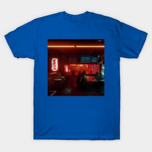 Cyberpunk Tokyo Ramen Shop T-Shirt